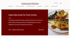 Desktop Screenshot of indonesischkochen.com